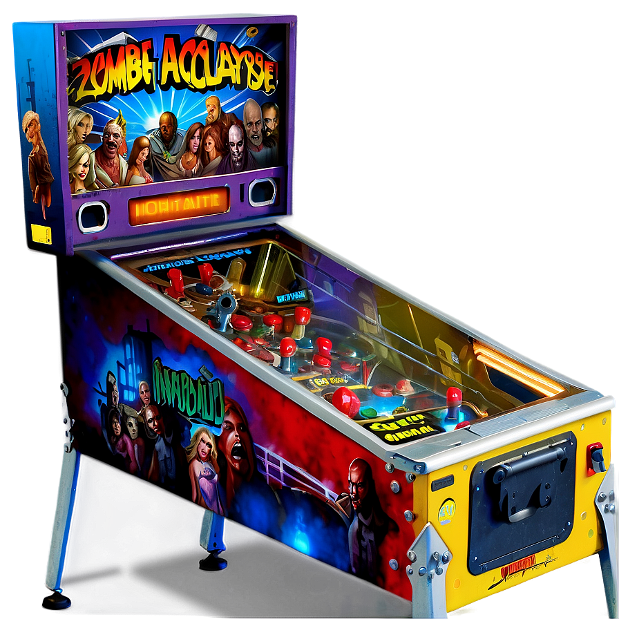 Zombie Apocalypse Pinball Png Dsw72 PNG