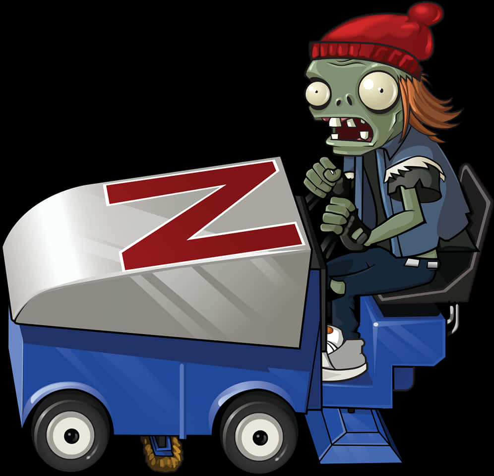 Zombie Delivery Cartoon PNG