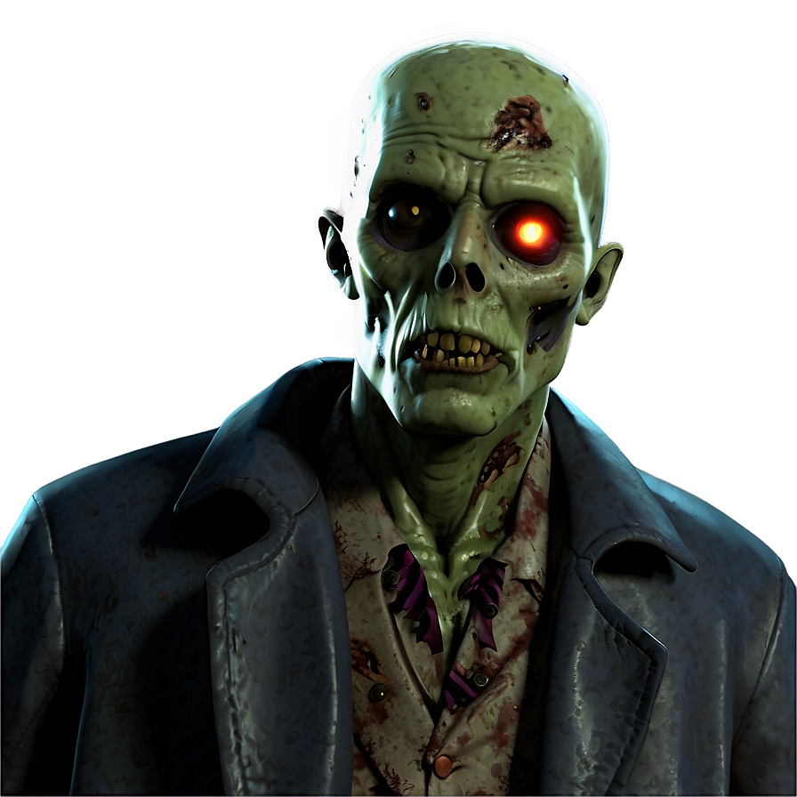 Zombie Detective Character Png Kkk PNG