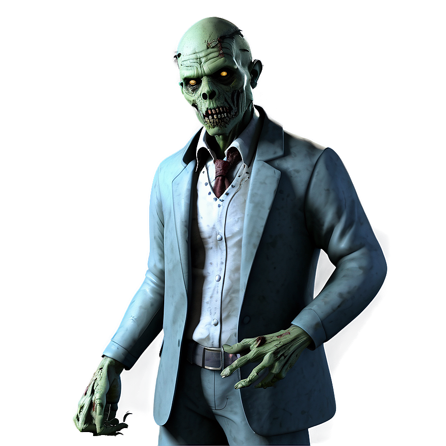 Zombie Detective Character Png Ojx PNG