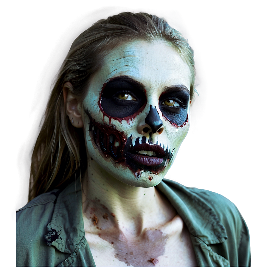 Zombie Face Paint Ideas Png Cky9 PNG