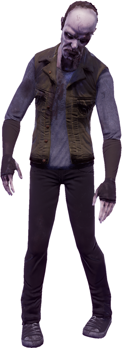 Zombie Figure Standing PNG