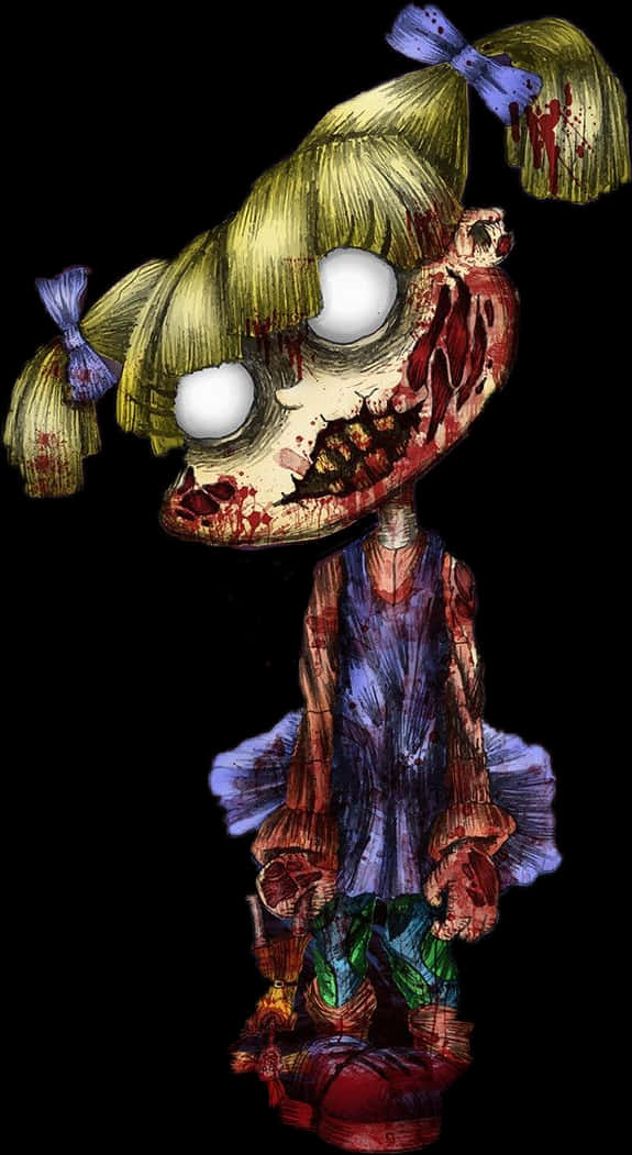 Zombie Inspired Rugrats Character Art PNG