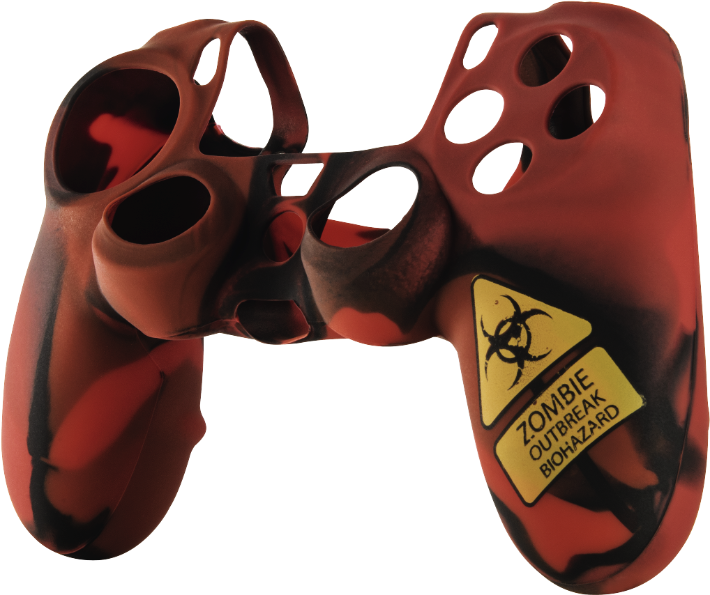 Zombie Outbreak Play Station Controller Skin PNG