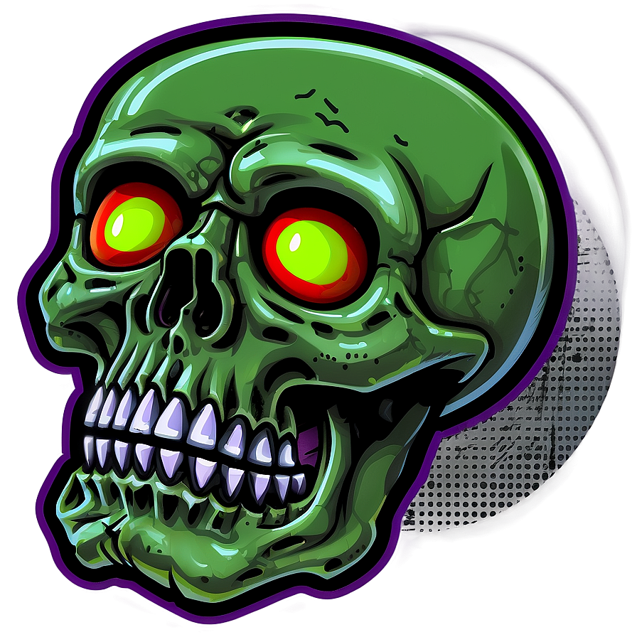 Zombie Skull Icon Png D PNG