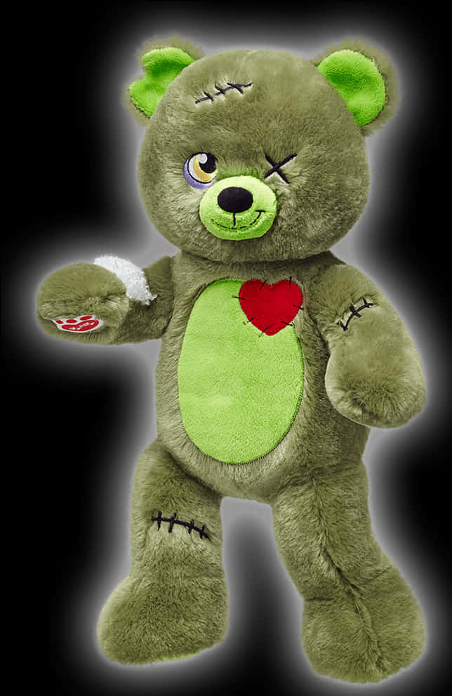Zombie Teddy Bear Plush Toy PNG