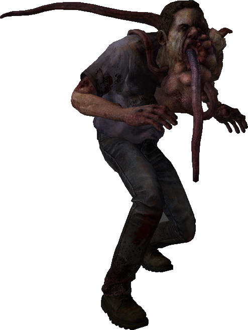 Zombie_ Creature_with_ Tongue_ Tentacle PNG