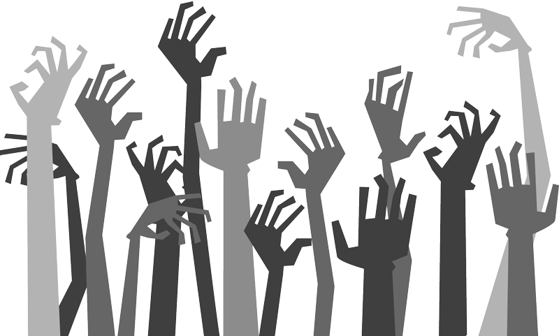 Zombie_ Hands_ Rising_ Vector PNG