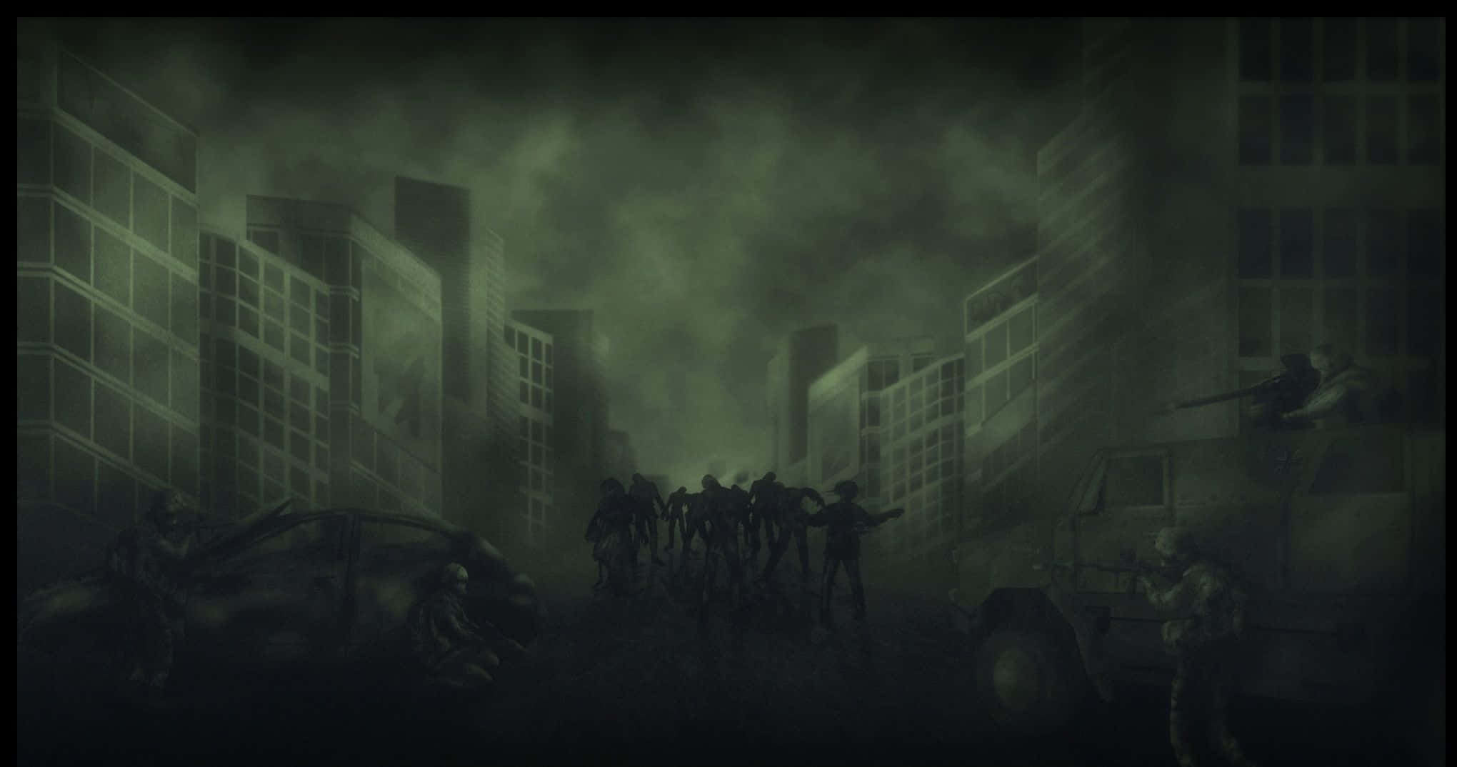 Zombiebaggrundsbillede