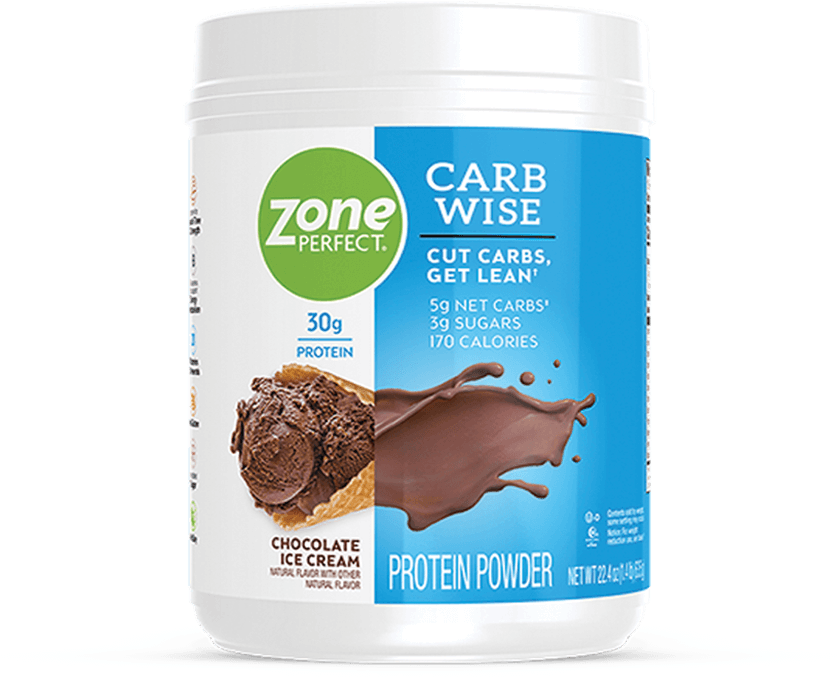 Zone Perfect Chocolate Ice Cream Protein Powder PNG