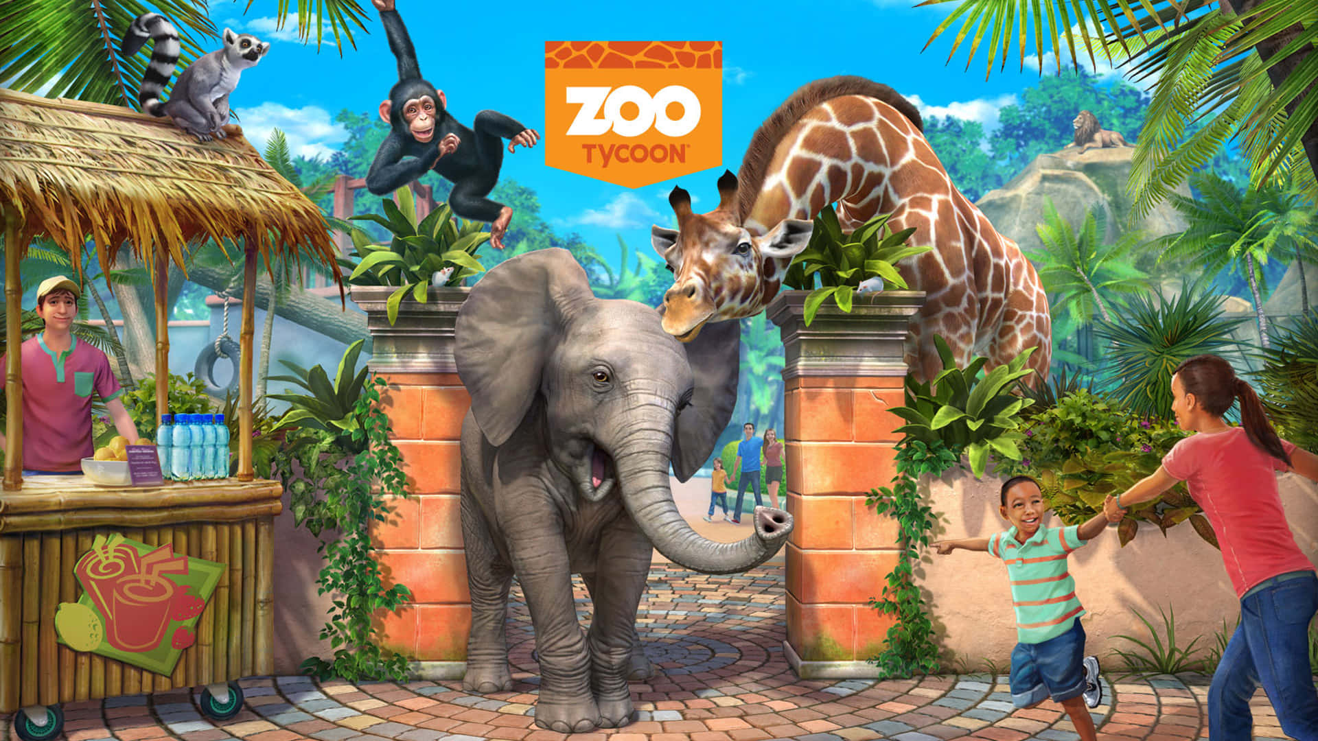 Artede Zoo Tycoon Fondo de pantalla
