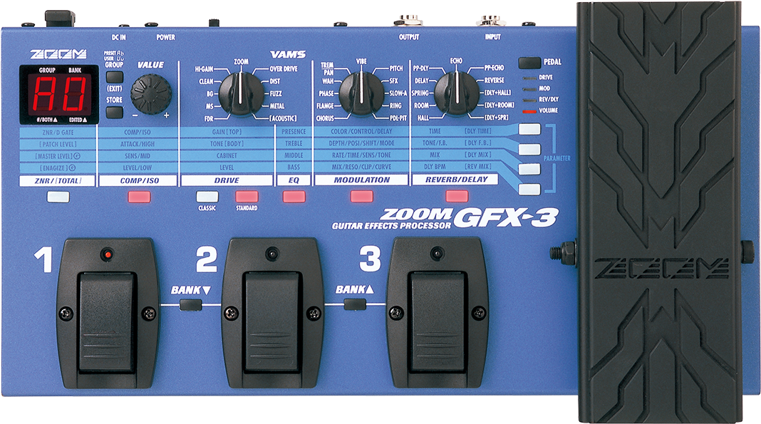 Zoom G F X3 Guitar Effects Processor PNG