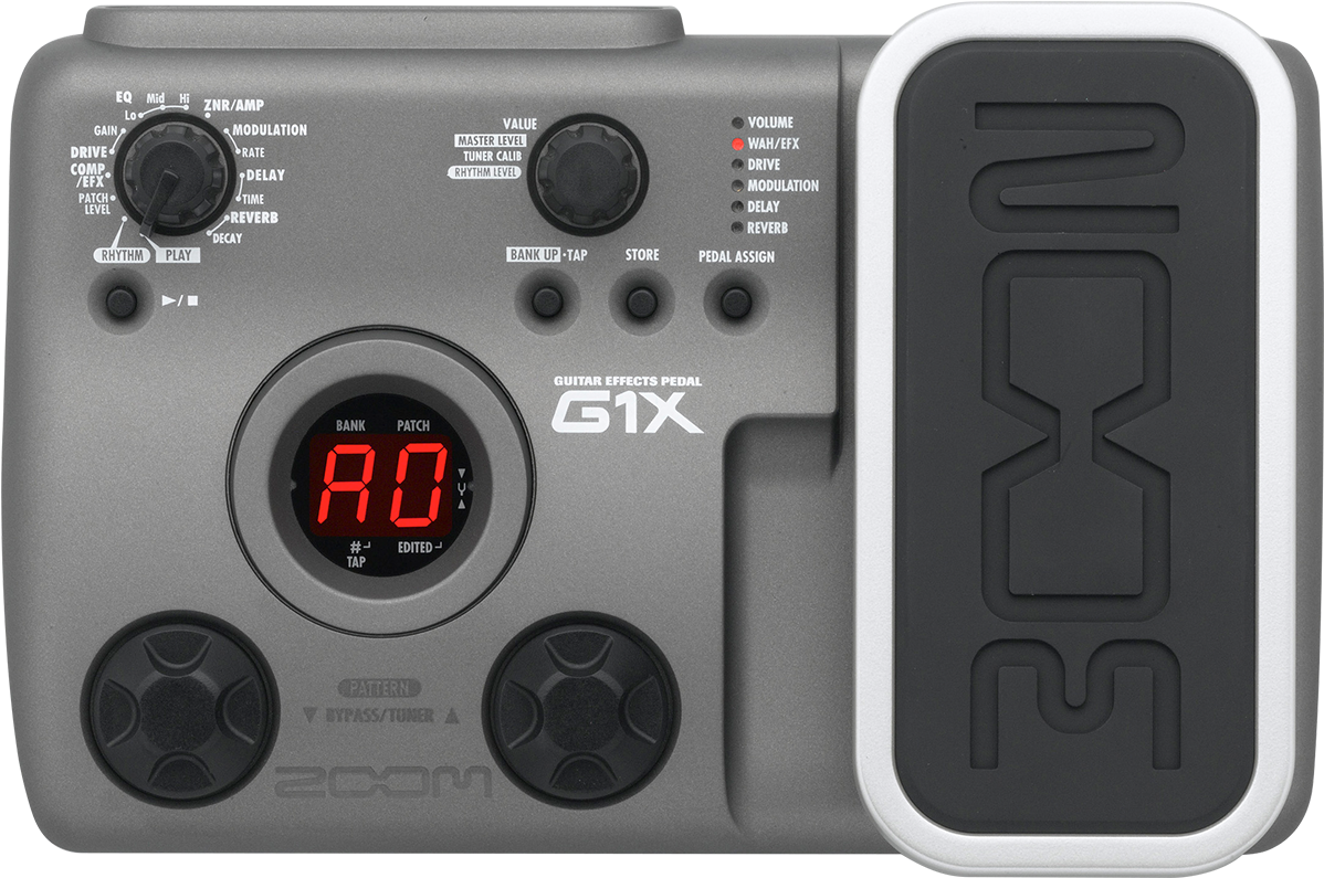 Zoom G1 X Guitar Effects Pedal PNG