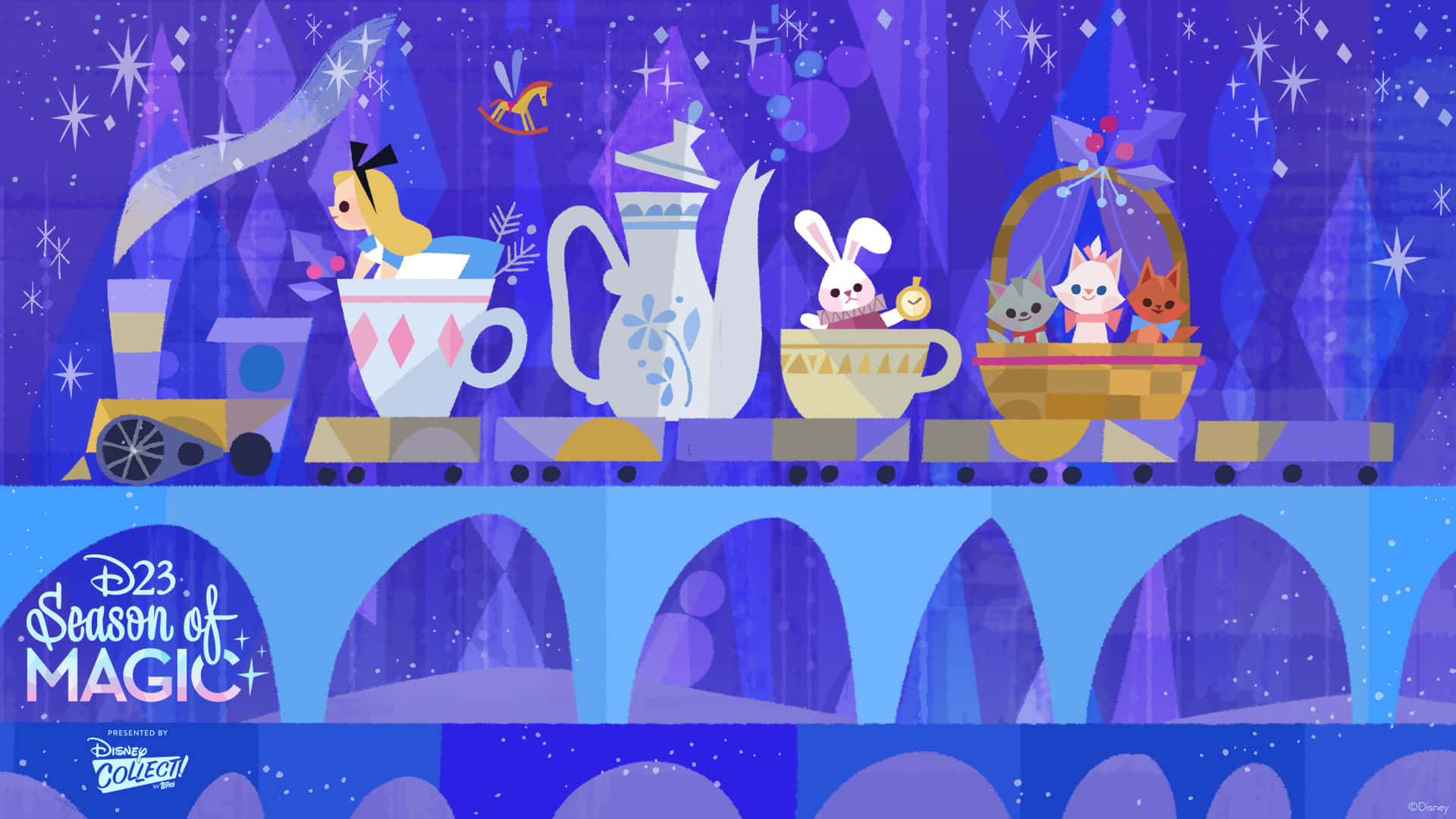 Zoom Party Disney Season Of Magic Wallpaper