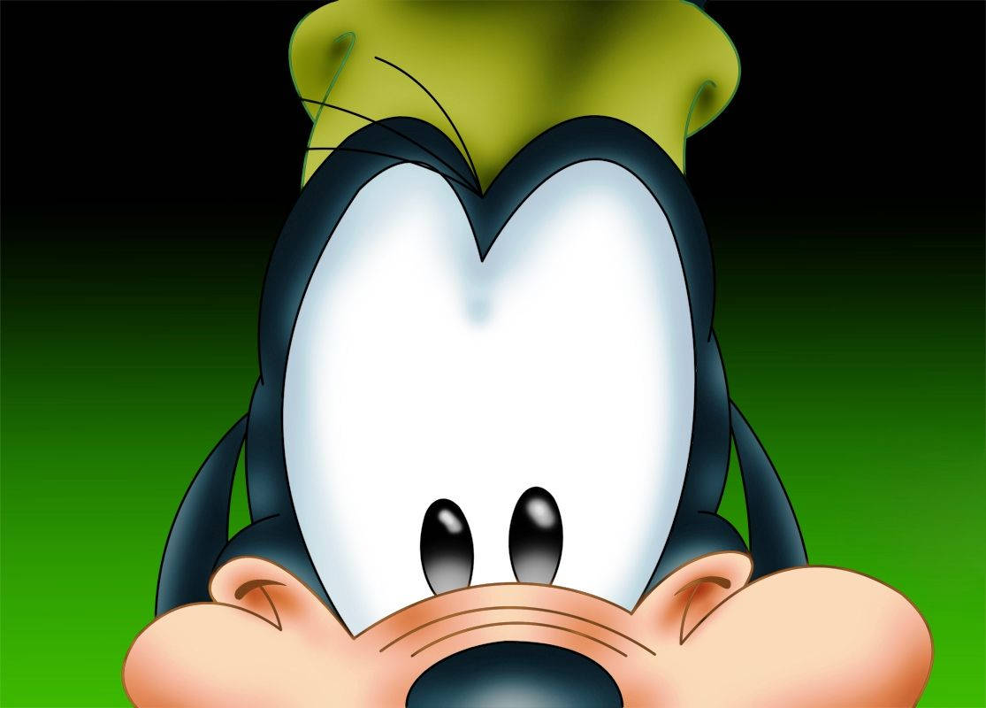 Zoomed Picture Of Goofy's Eyes Wallpaper
