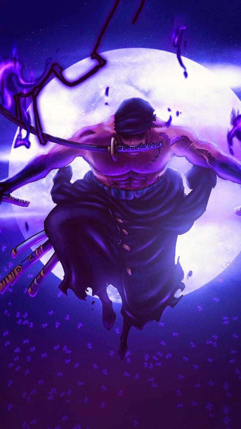 [100+] Zoro King Of Hell Wallpapers | Wallpapers.com