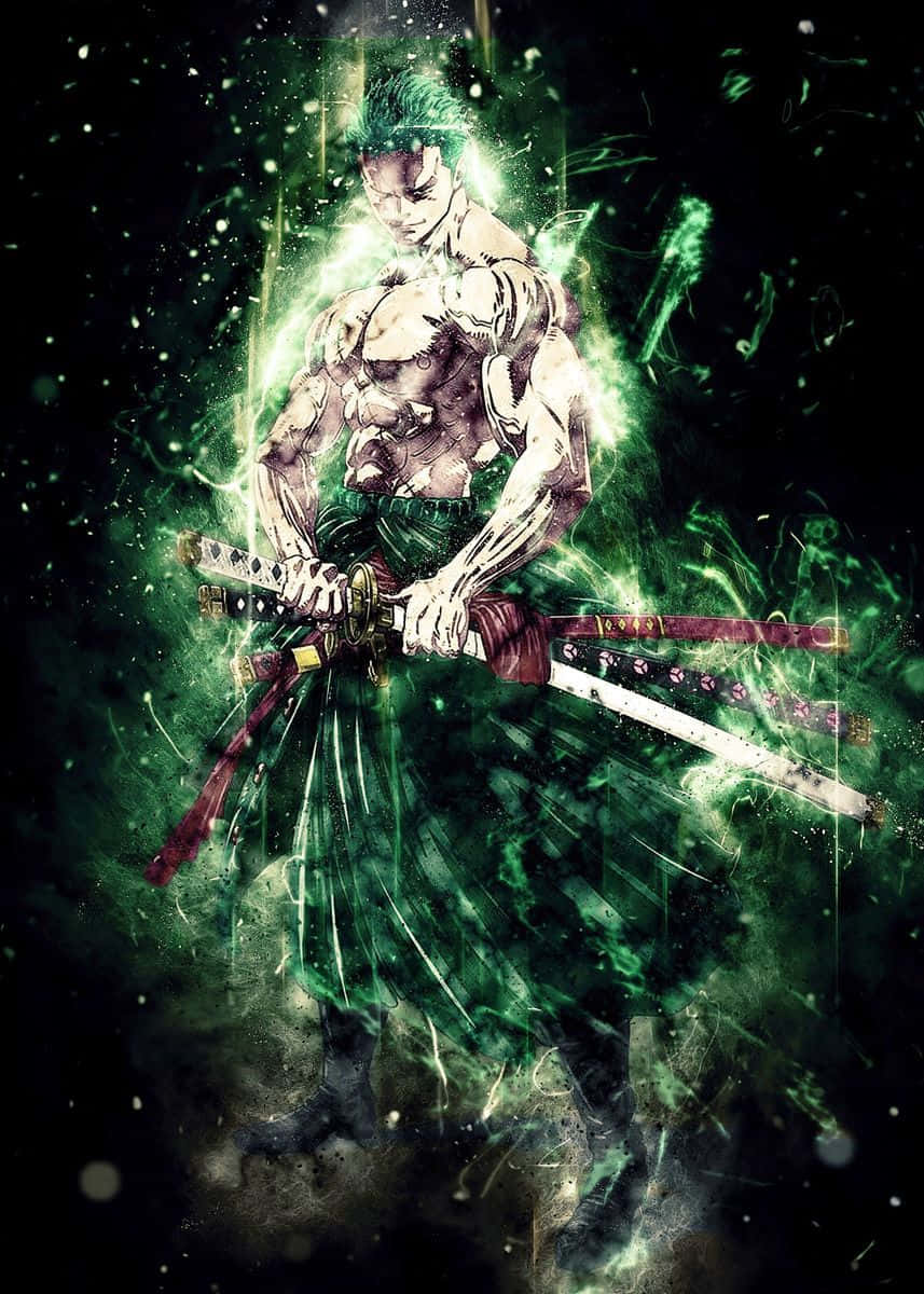 [100+] Zoro King Of Hell Wallpapers | Wallpapers.com