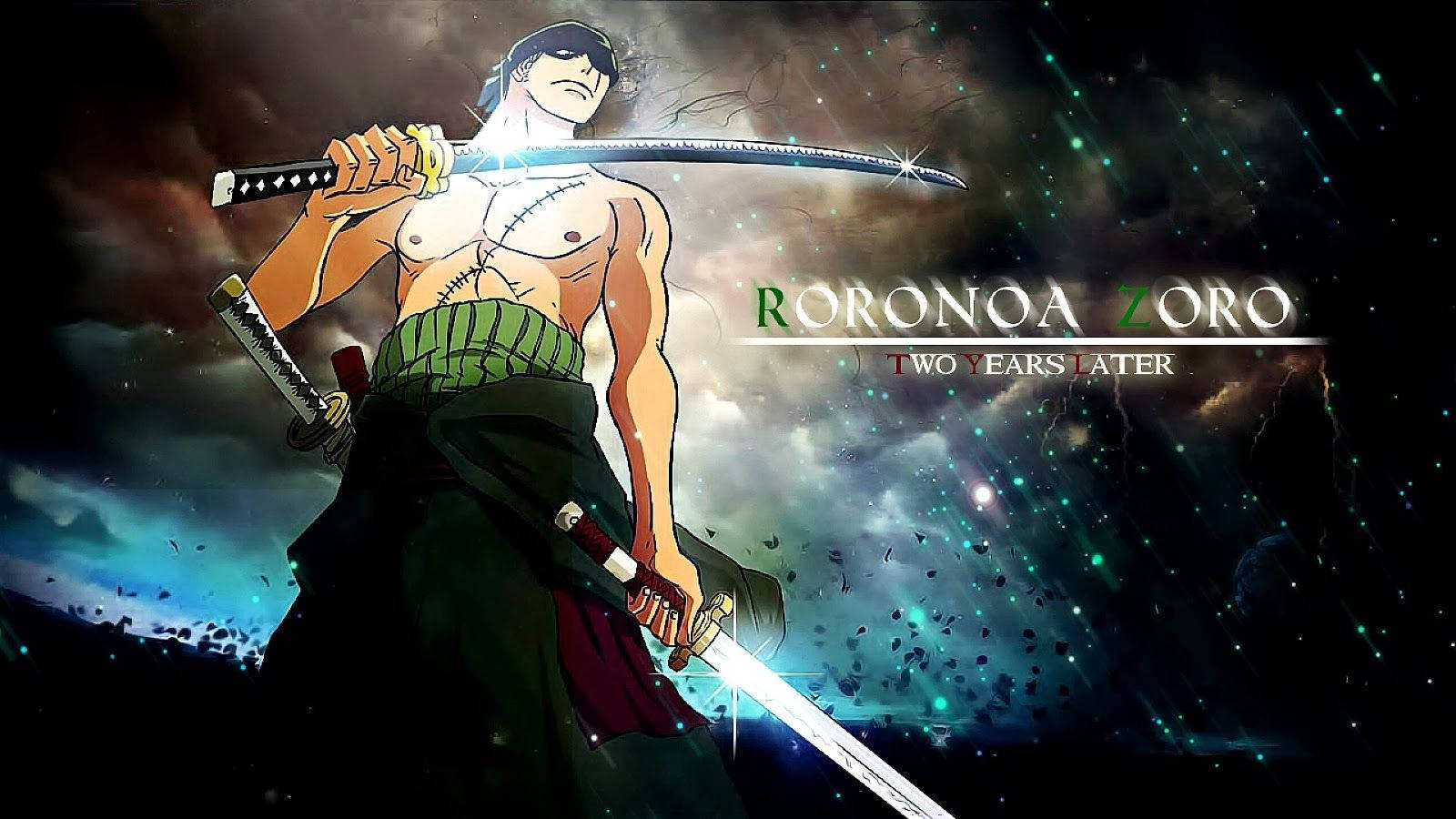 "Unlock the mysteries of the night sky with Zoro" Wallpaper