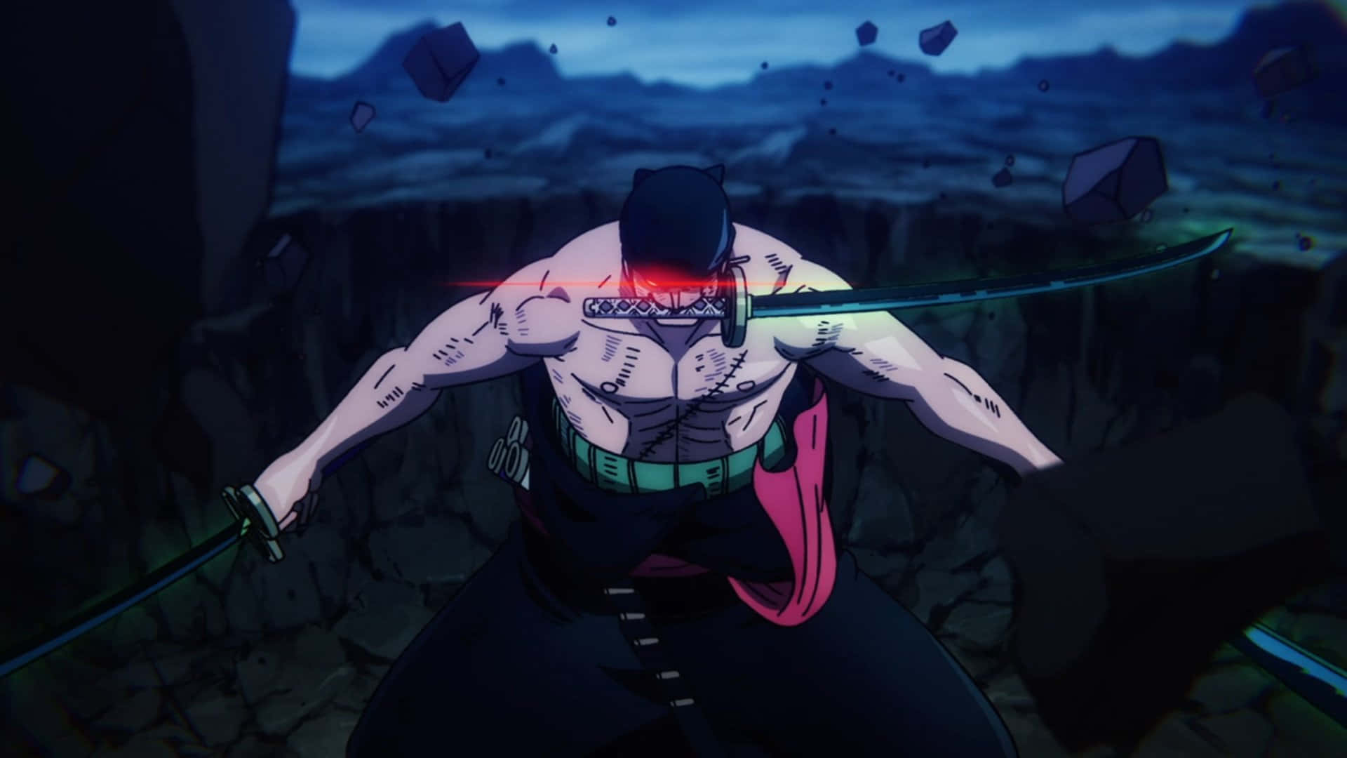 Zoro Déchaînant La Technique Asura Fond d'écran