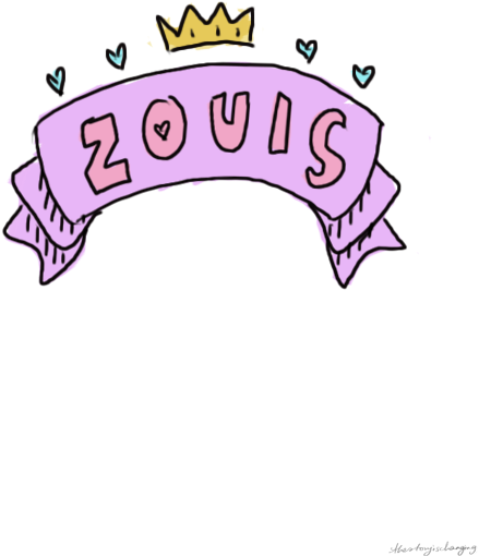 Zouis Bannerand Crown Overlay PNG