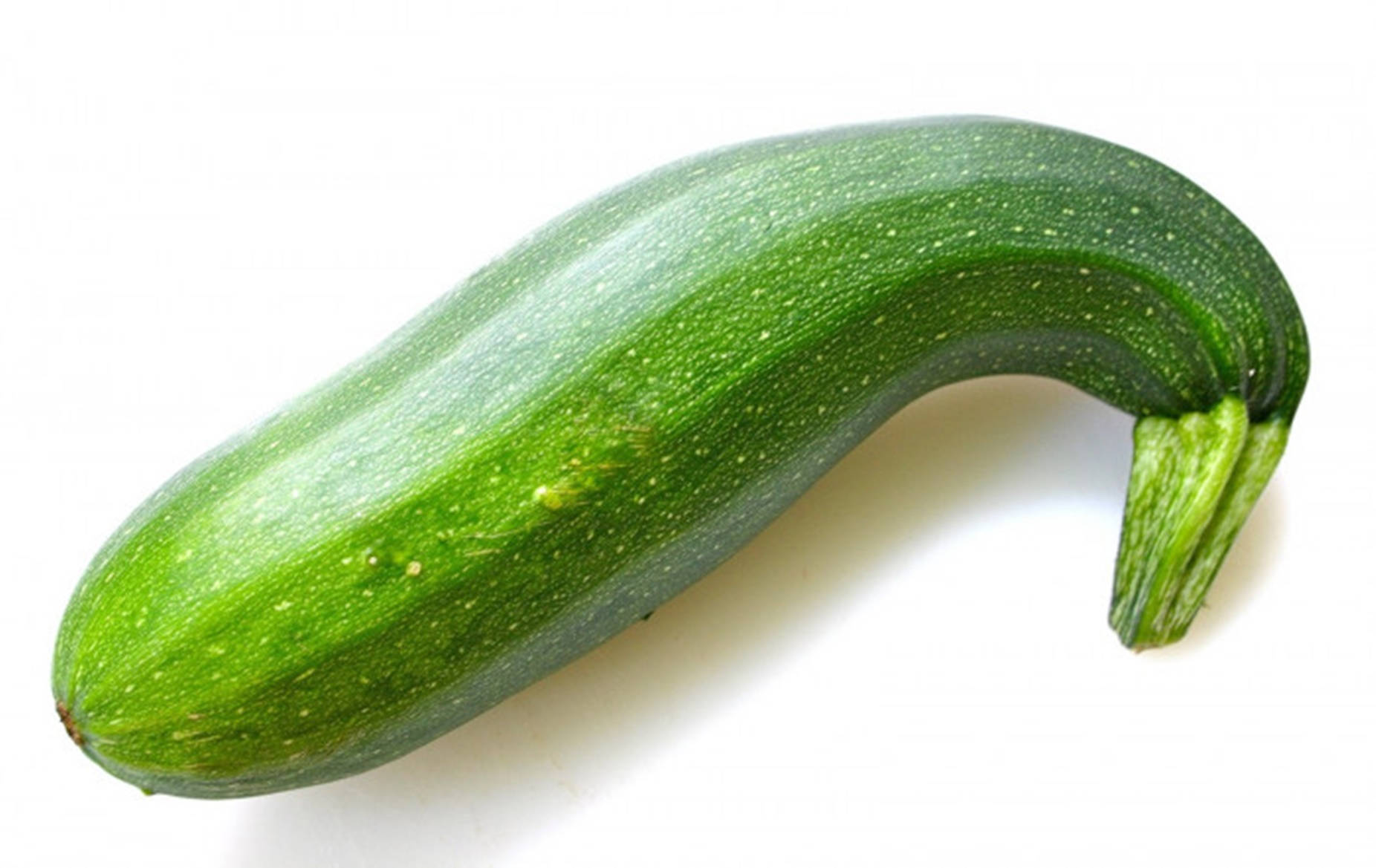 Zucchini With A Curved Green Body Wallpaper