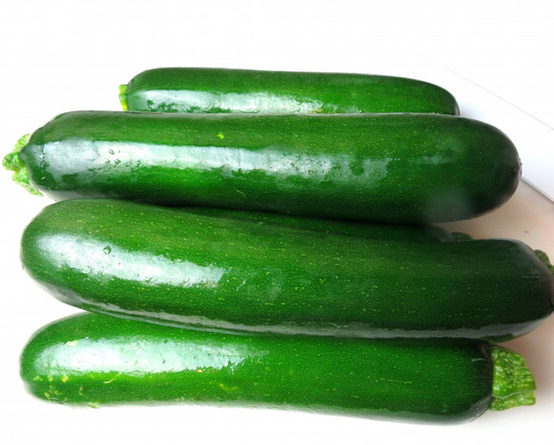 Zucchinis With Shiny Green Skins Wallpaper