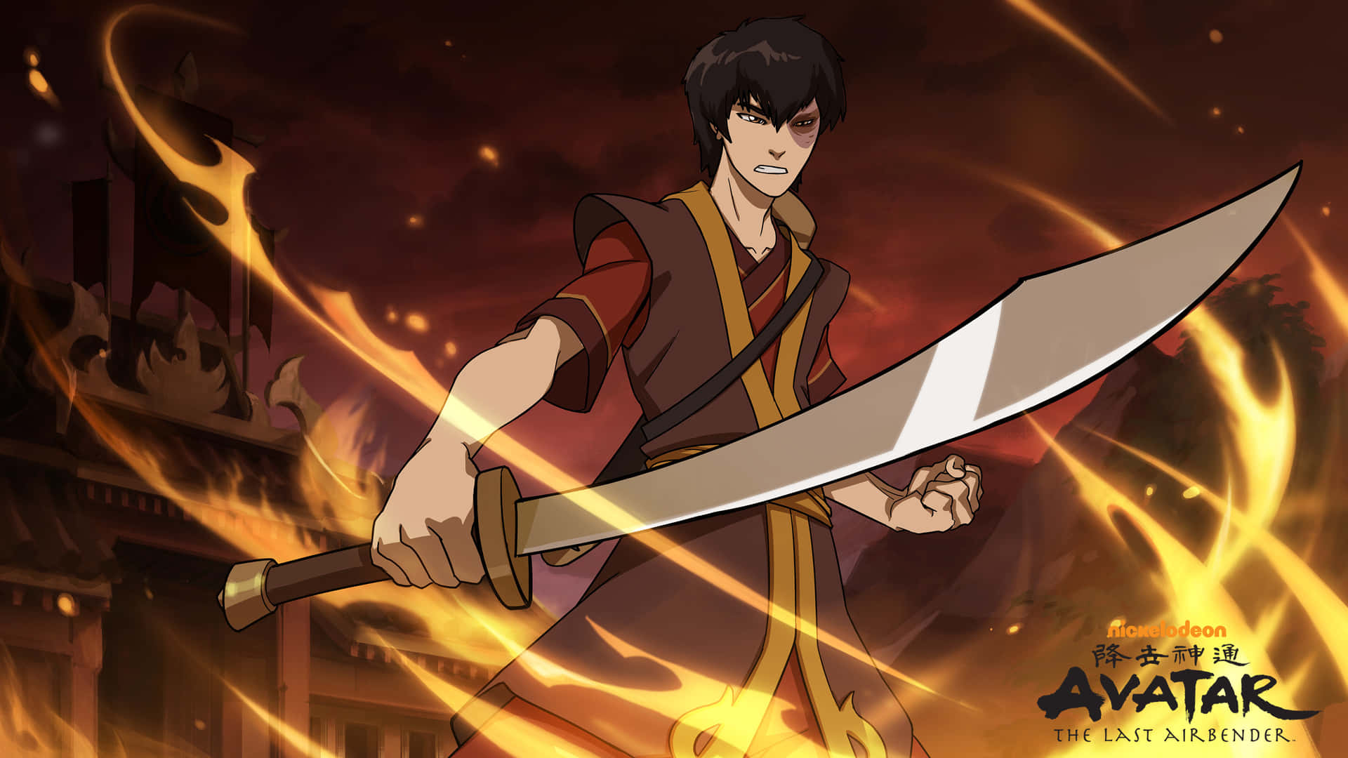Fire Lord Zuko embraces his Avatar State power