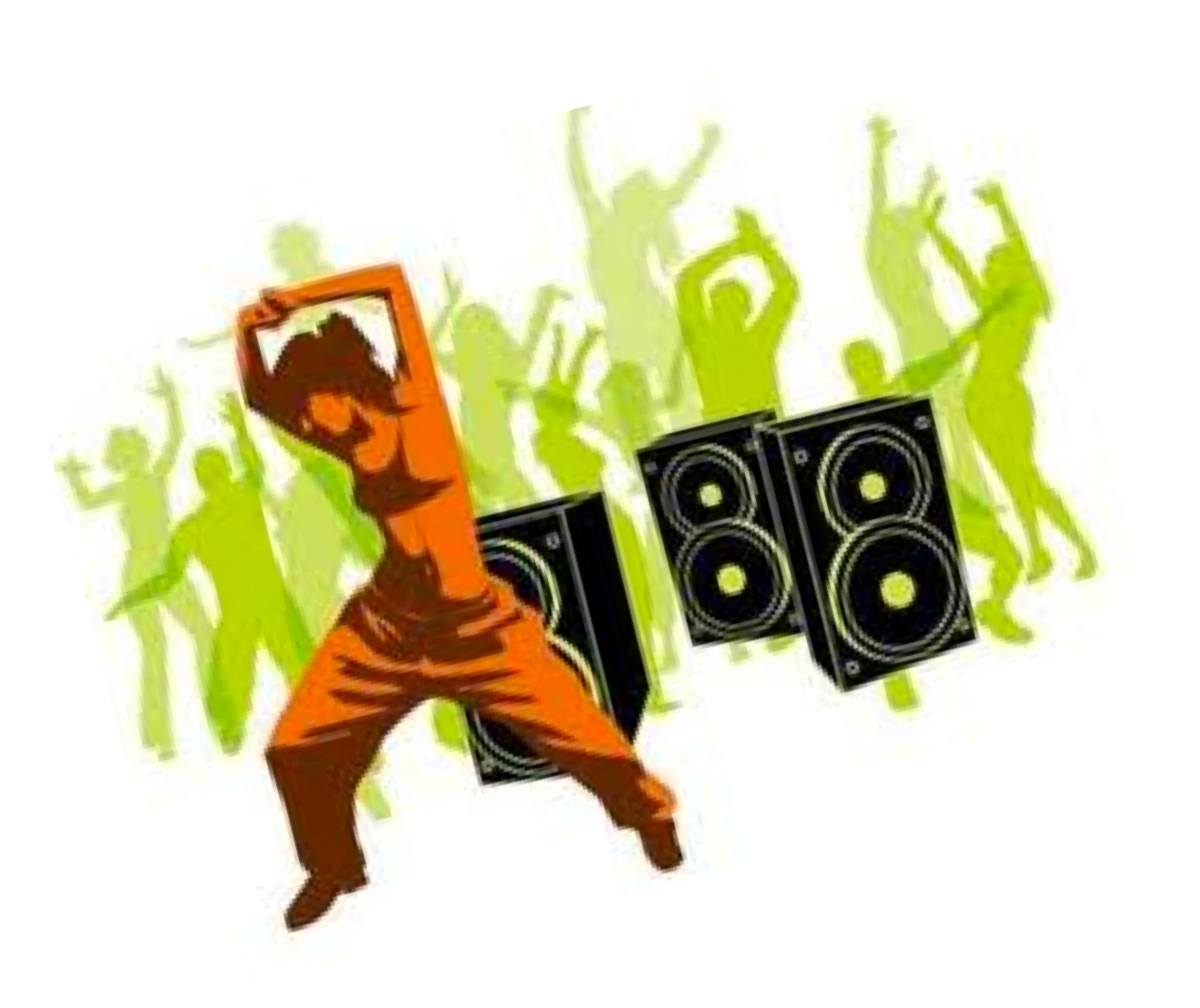 Zumba Dance Party Illustration PNG