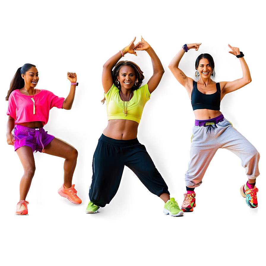 Download Zumba Vibrant Moves Png Qvl | Wallpapers.com