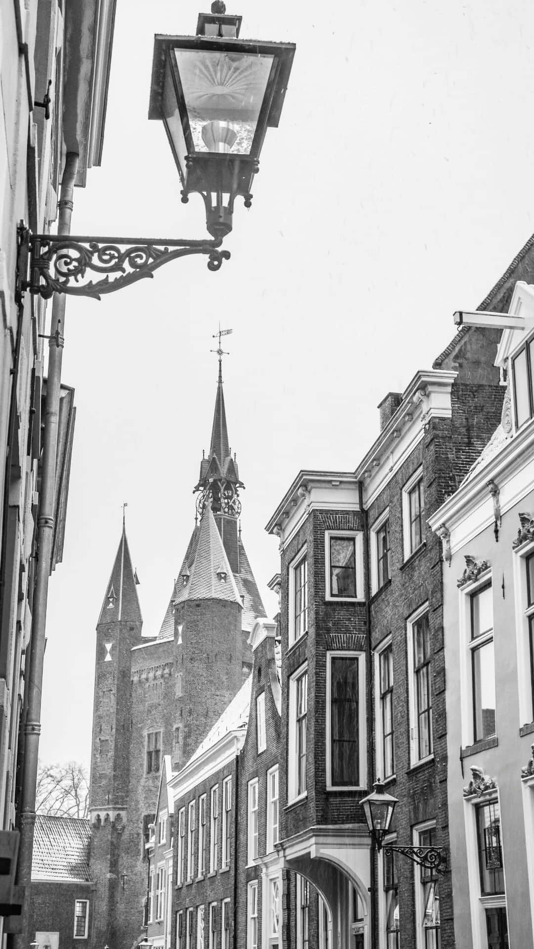 Zwolle Historic Street View Wallpaper