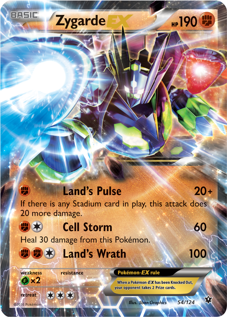 Zygarde_ E X_ Pokemon_ Card PNG