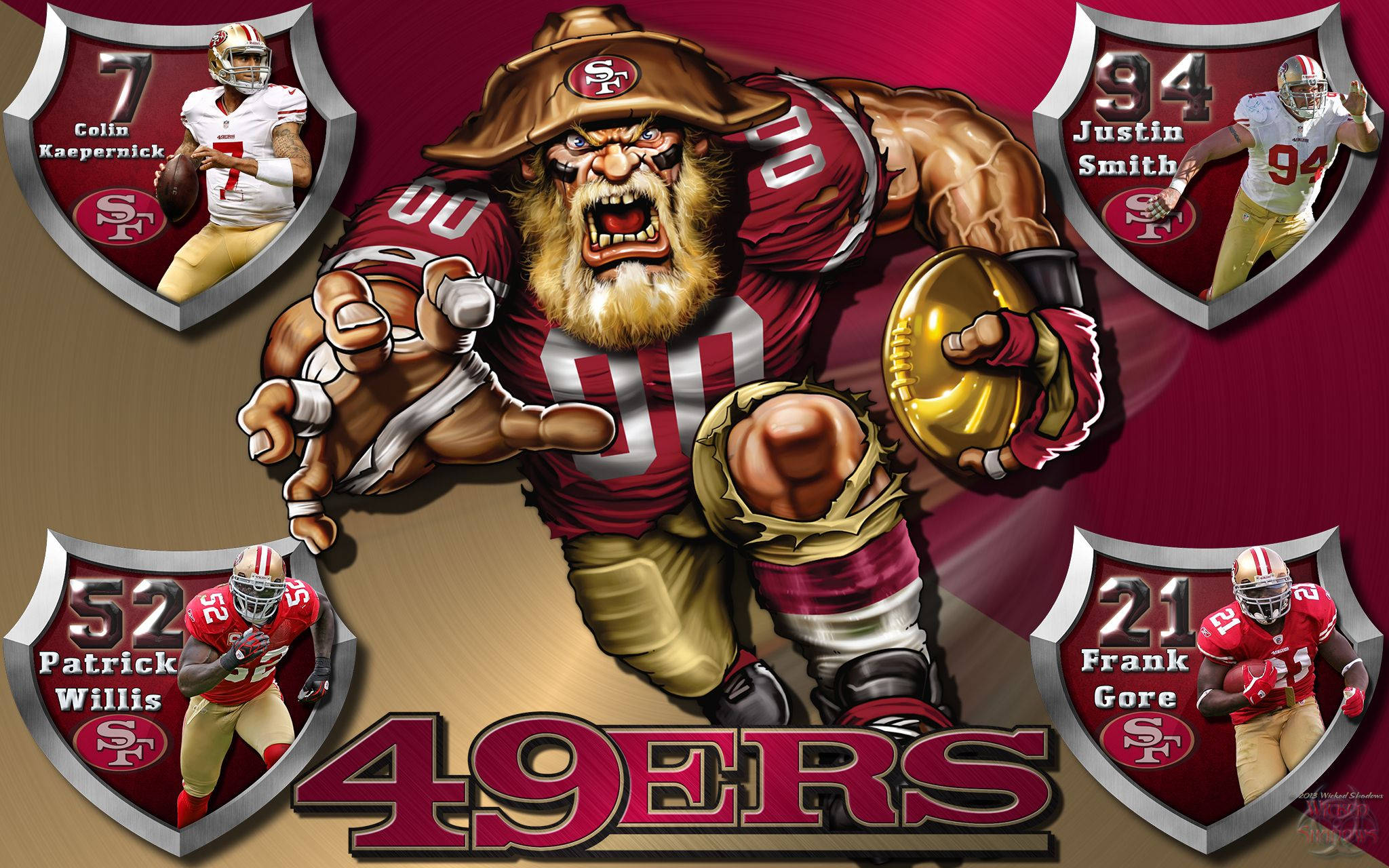 Download The Official Logo of the San Francisco 49ers Wallpaper