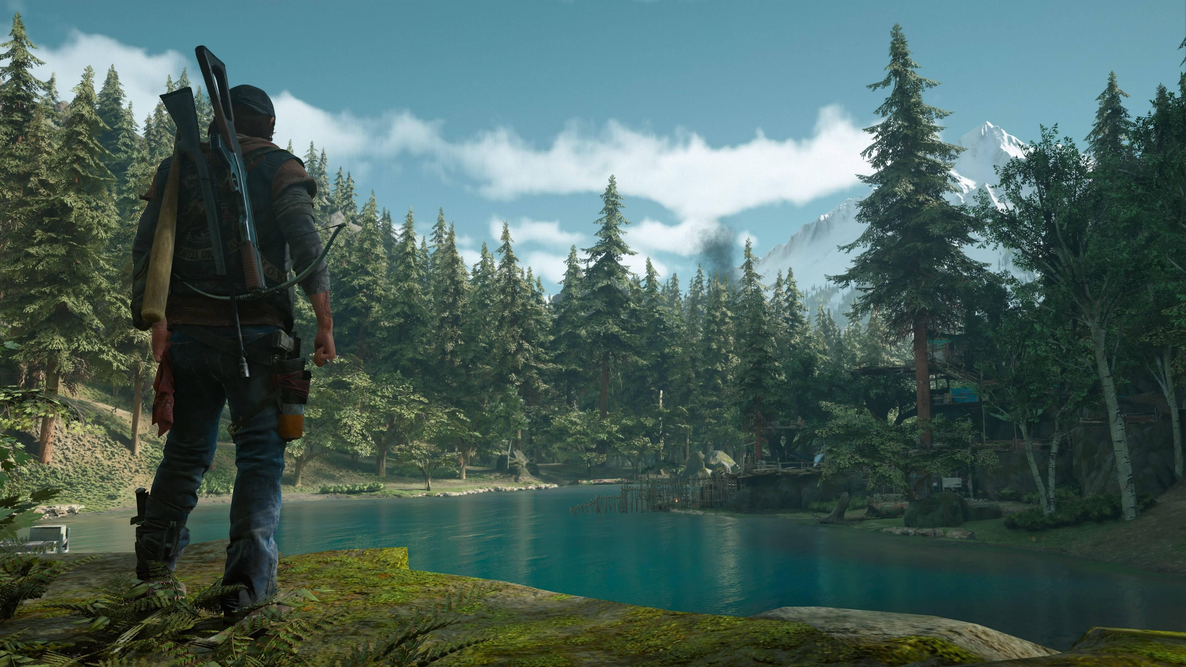Days Gone 4K Screens Show Off Stunning Vistas, Hungry Wolves, Enemy Camps,  and More
