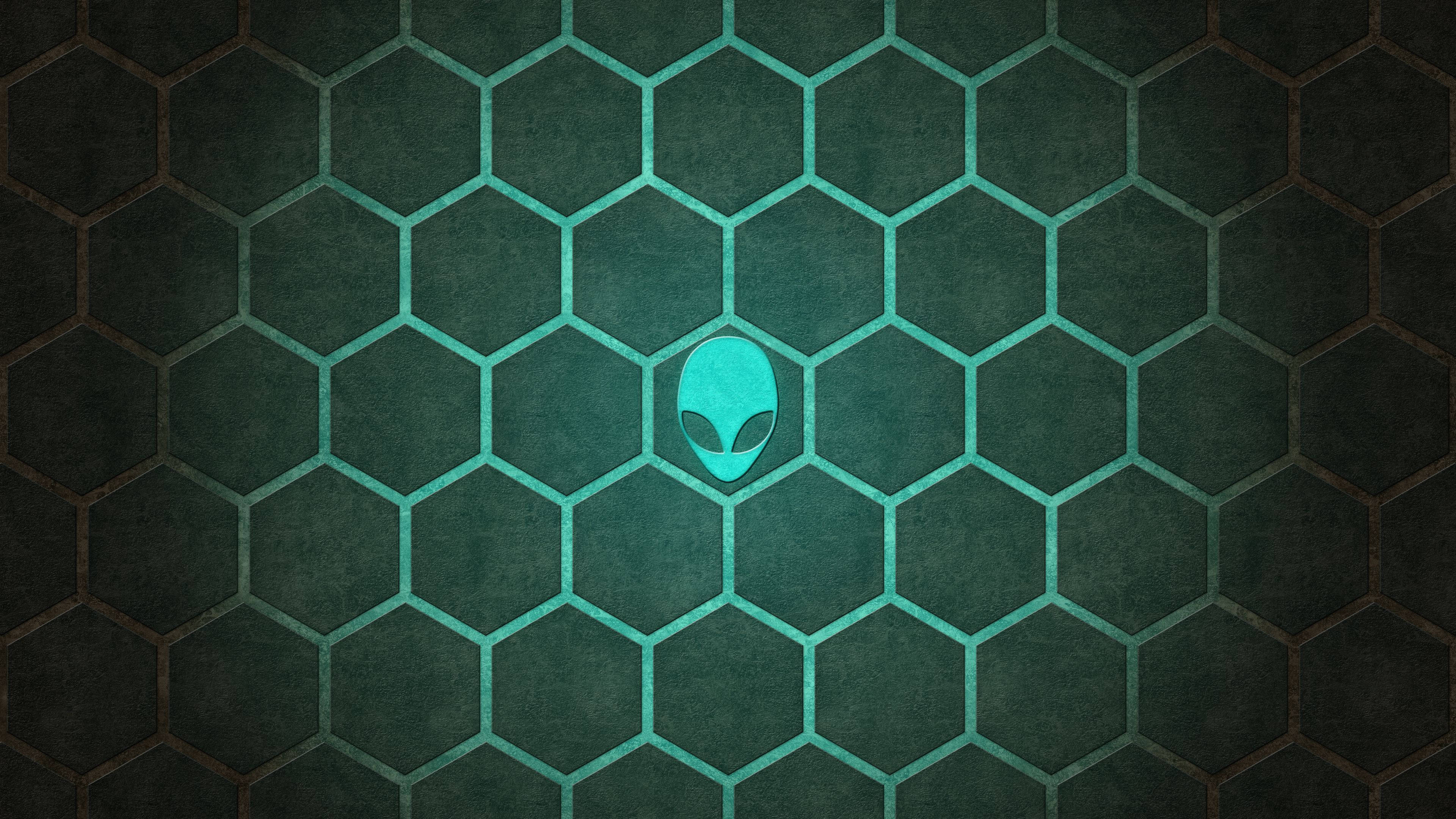 alienware wallpaper hd green
