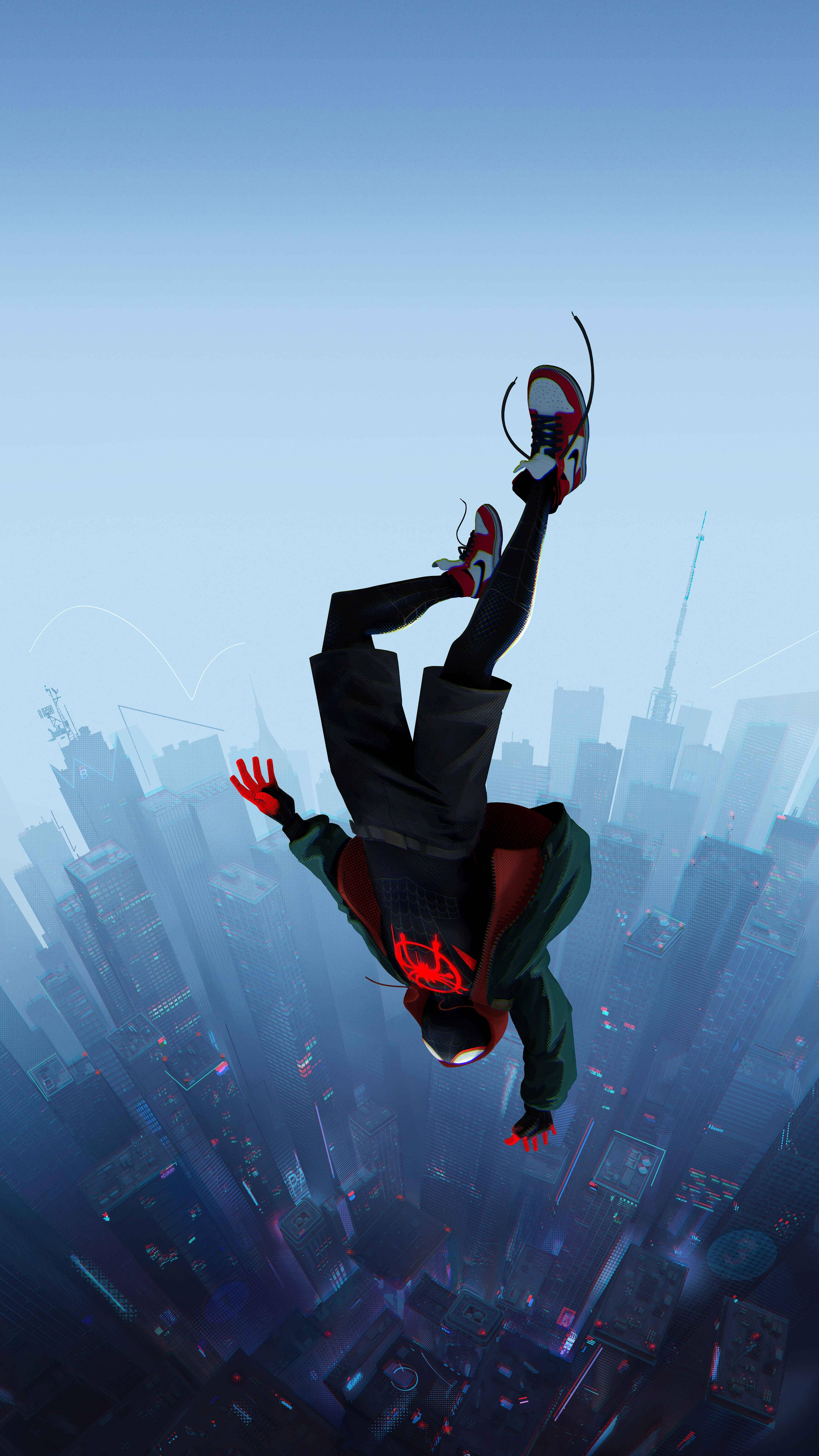 Spider-man Across The Spider-verse Fortnite Game Poster 4K Mobile Wallpaper