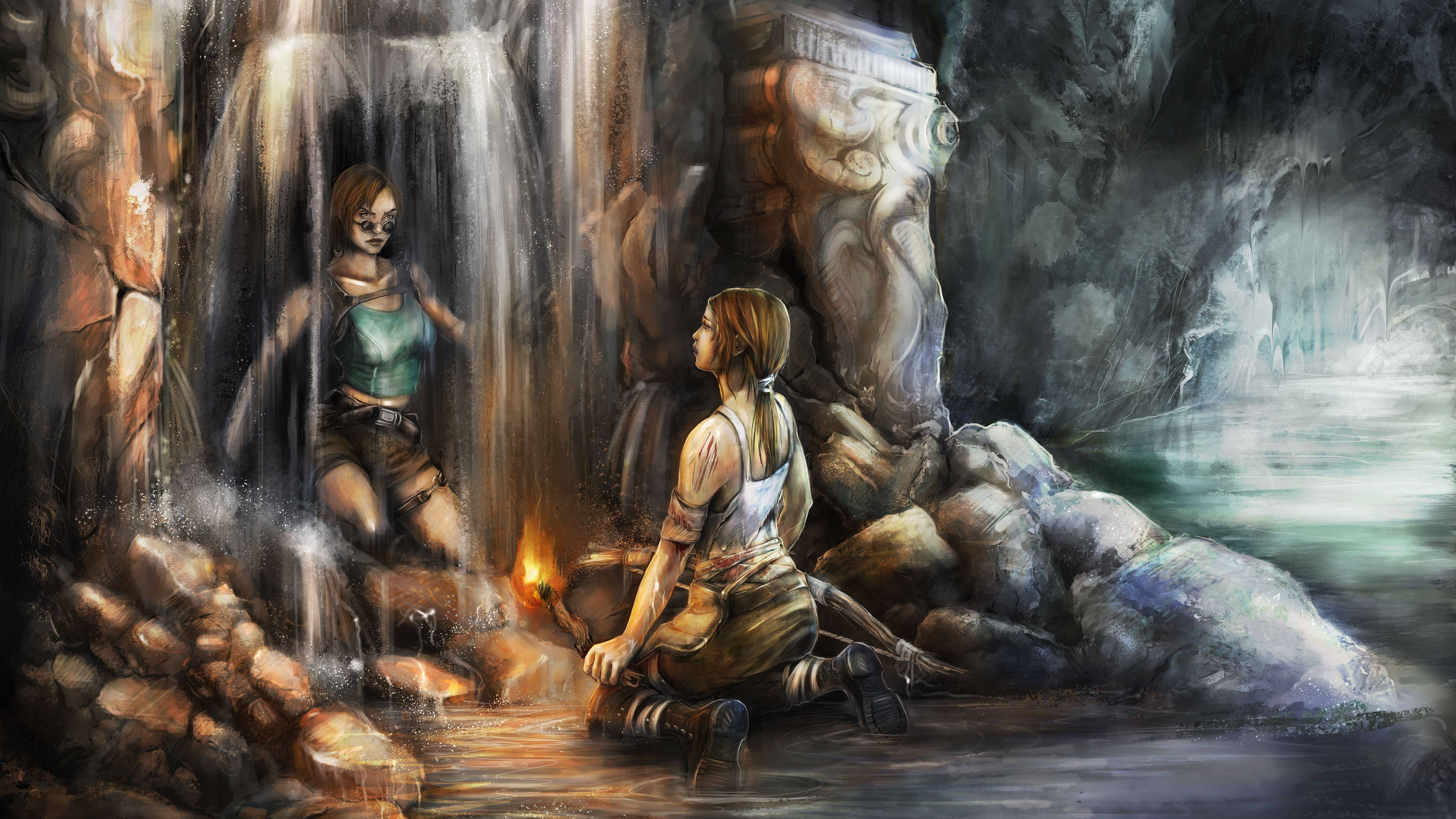 HD wallpaper: Tomb Raider Lara Croft digital wallpaper, fantasy art, video  games | Wallpaper Flare