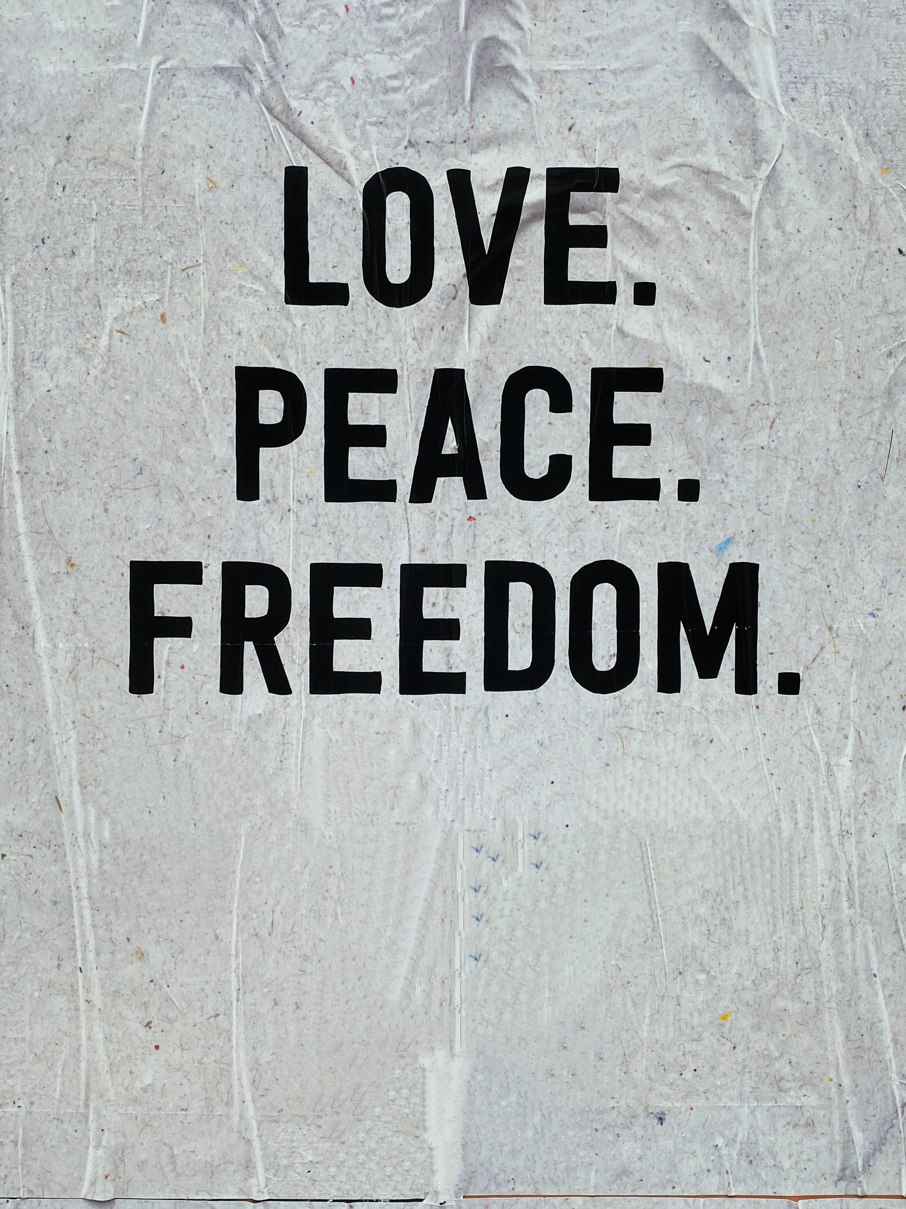 Download Love. Peace. Freedom Wallpaper 