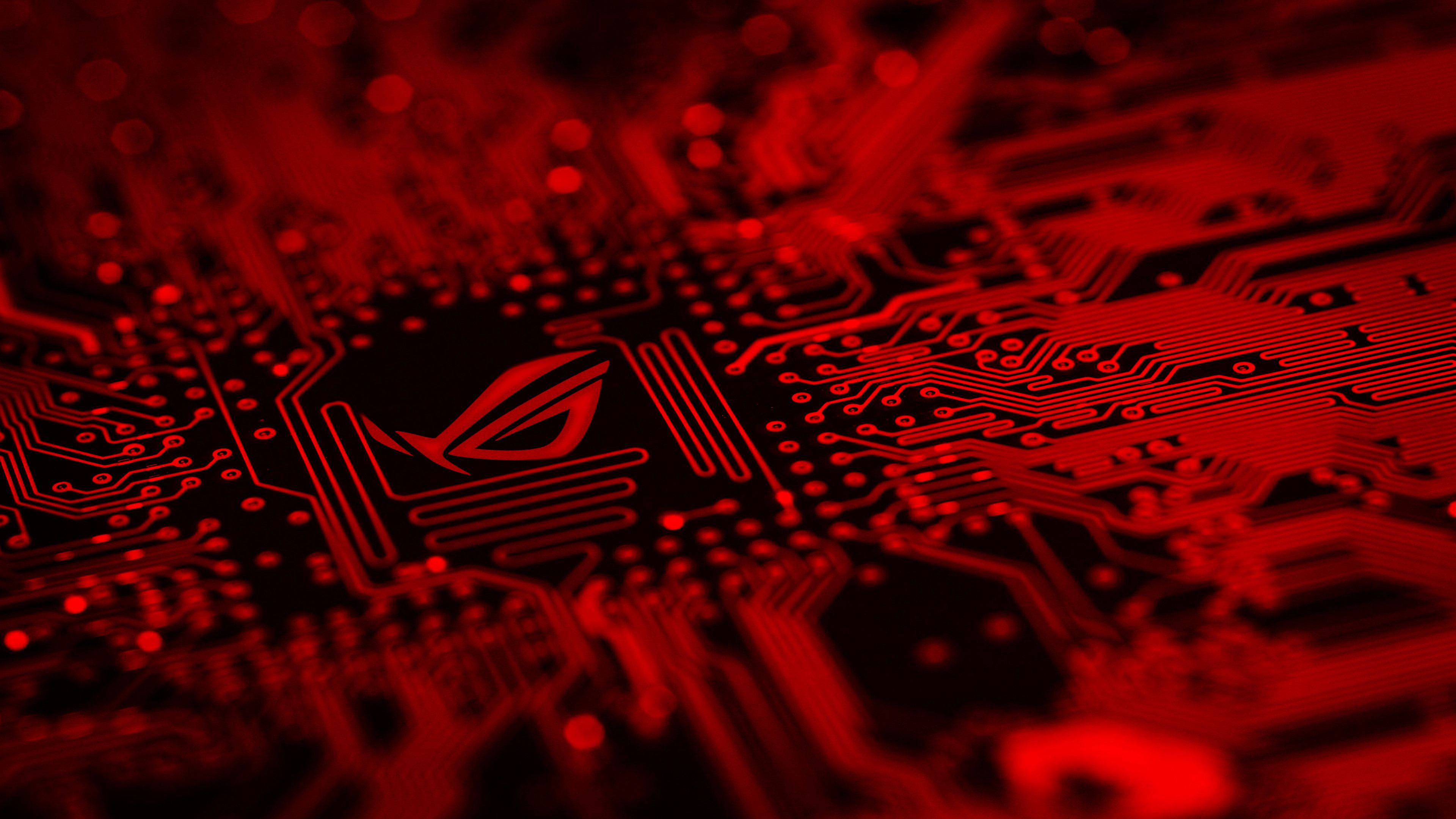 Download Red And Black Motherboard Wallpaper 