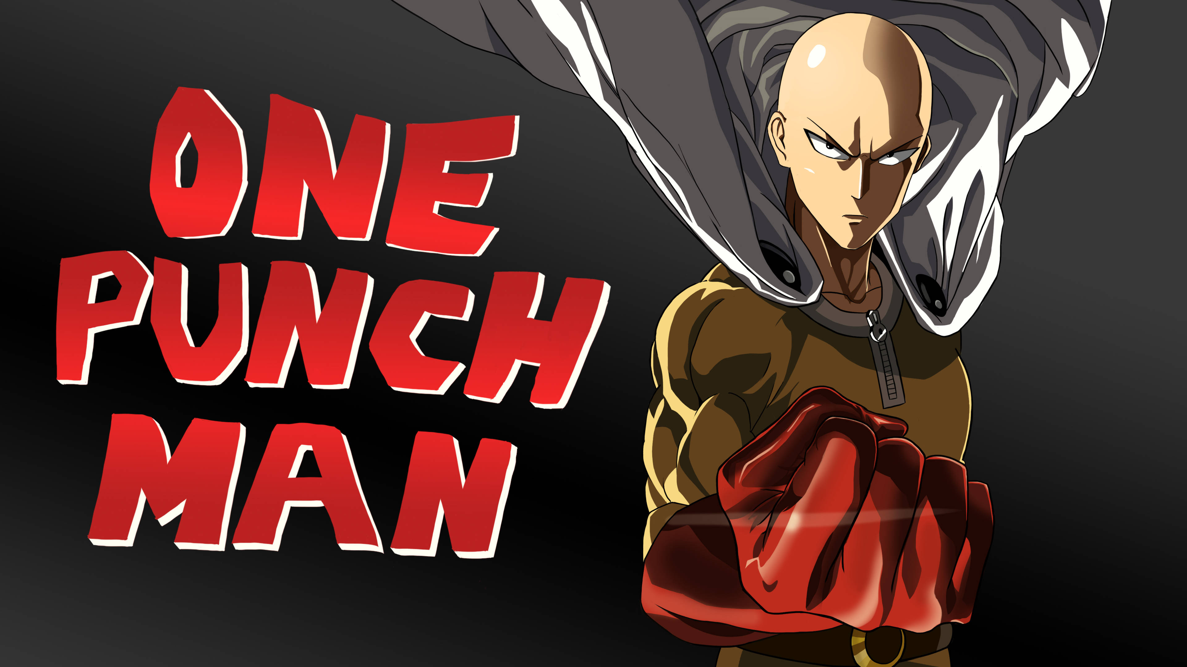 Saitama One Punch Man UHD 4K Wallpaper