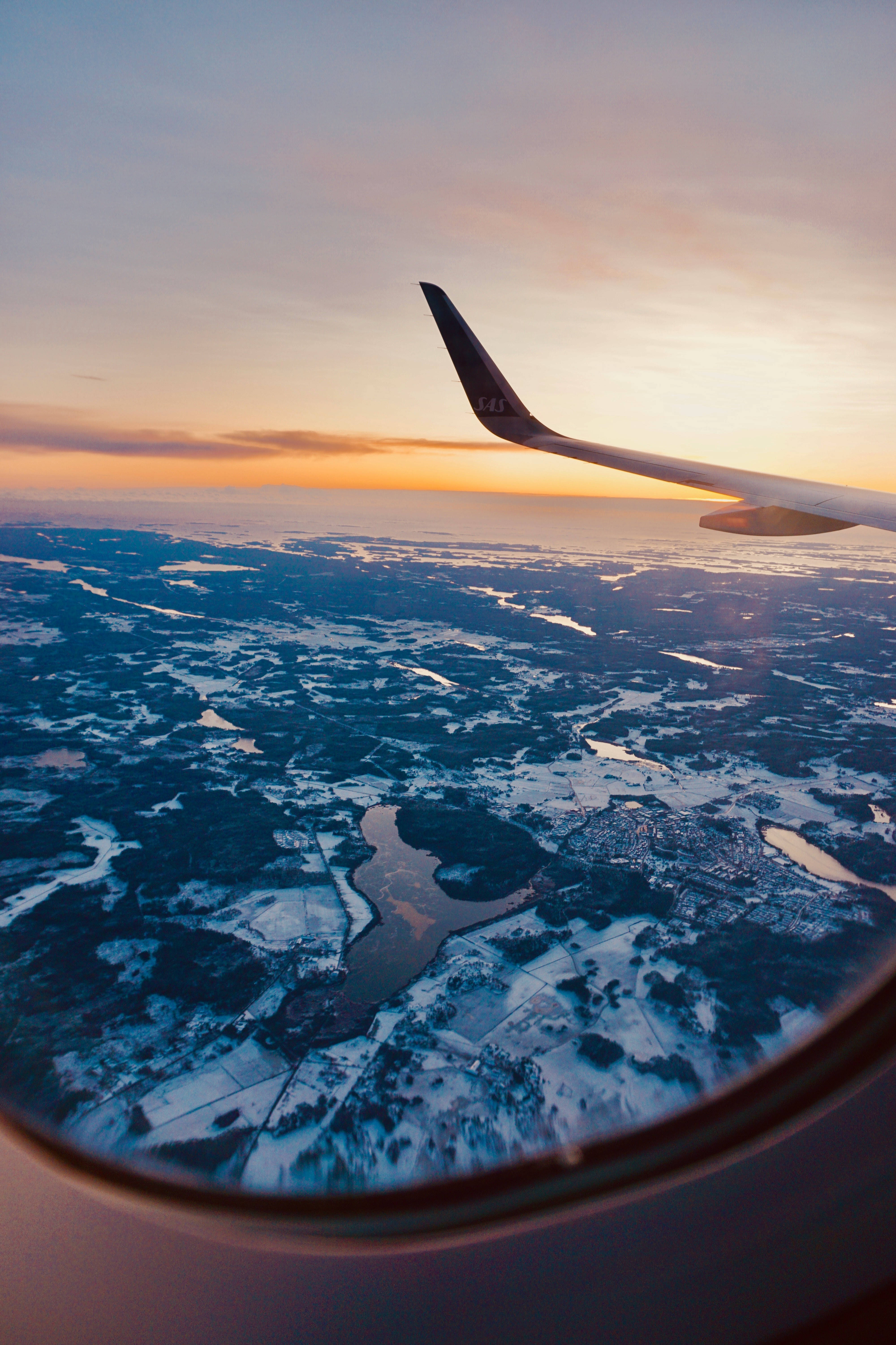 Download Airplane Window View Wallpaper 