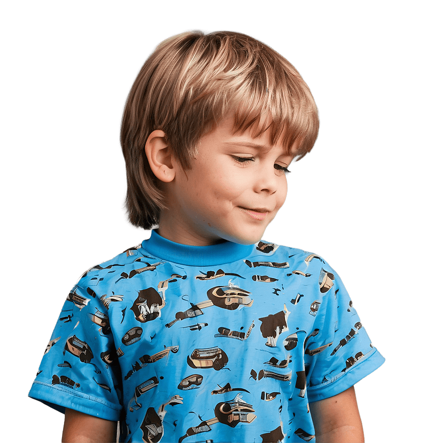 Mullet Haircut for Boys PNG 70