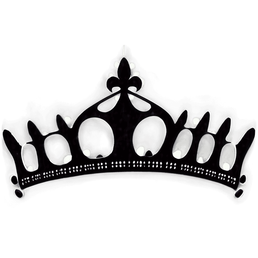Queen Crown Silhouette Clip Art PNG qmo64