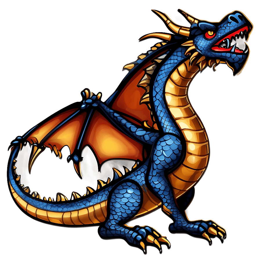 Medieval Dragon Clipart PNG ikc