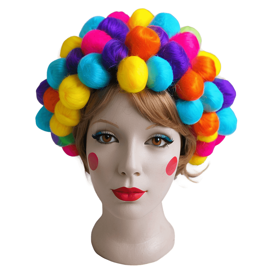 Custom Clown Wig PNG 05252024