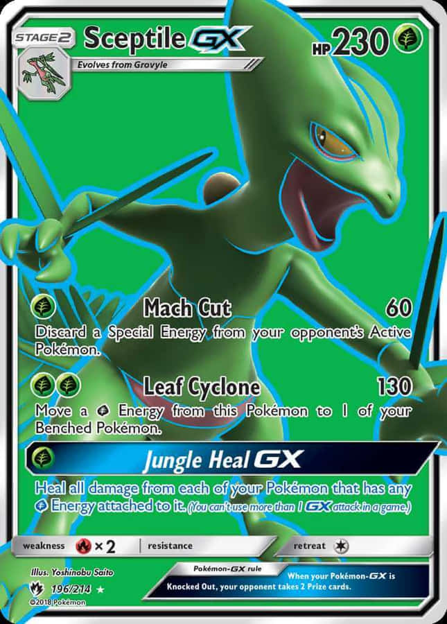 Sceptile GX Pokémon Karte