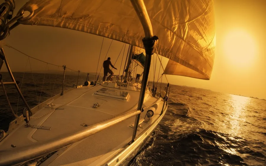 Sailing While Fixing Sails