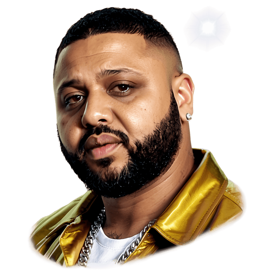 DJ Khaled With Microphone PNG 05262024