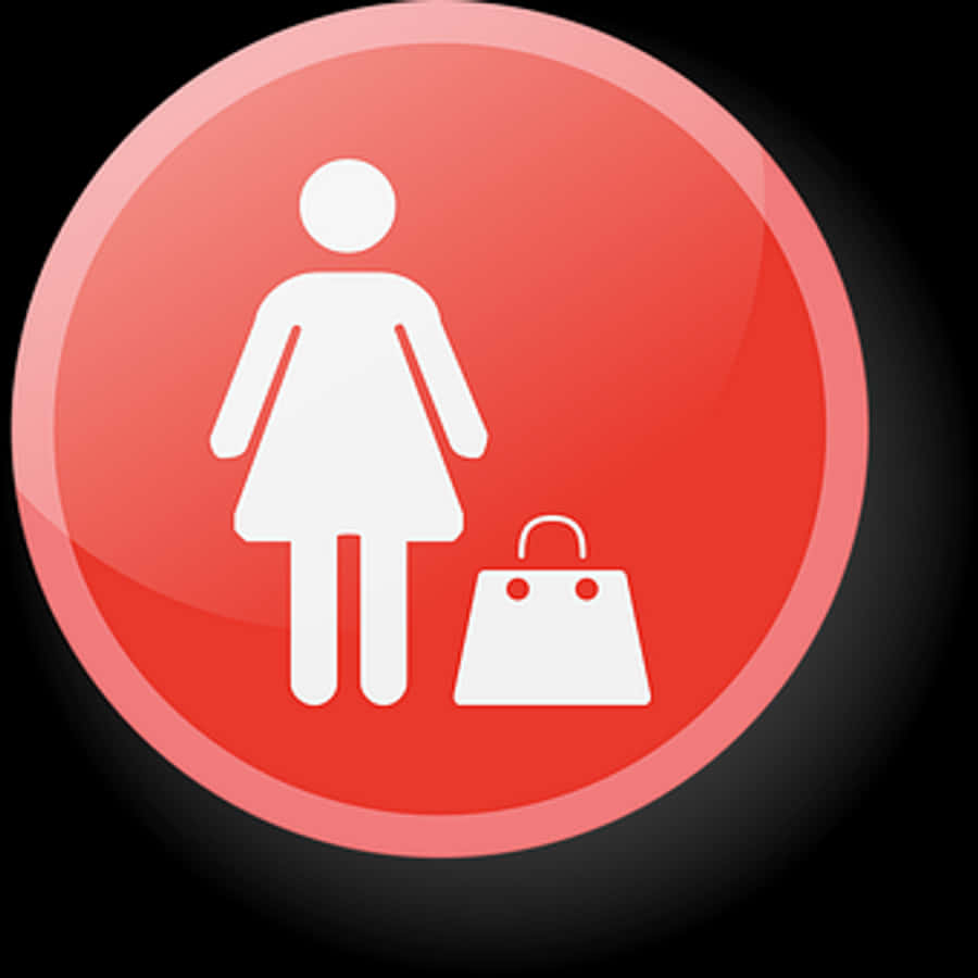 Female Shopping Icon