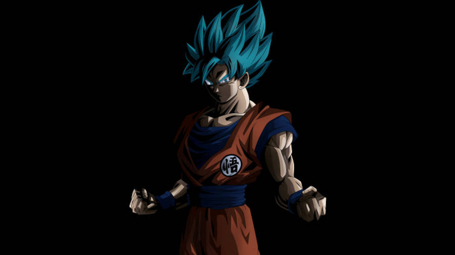Oplev 8K-opløsning 3D Anime Buff Goku vægge.