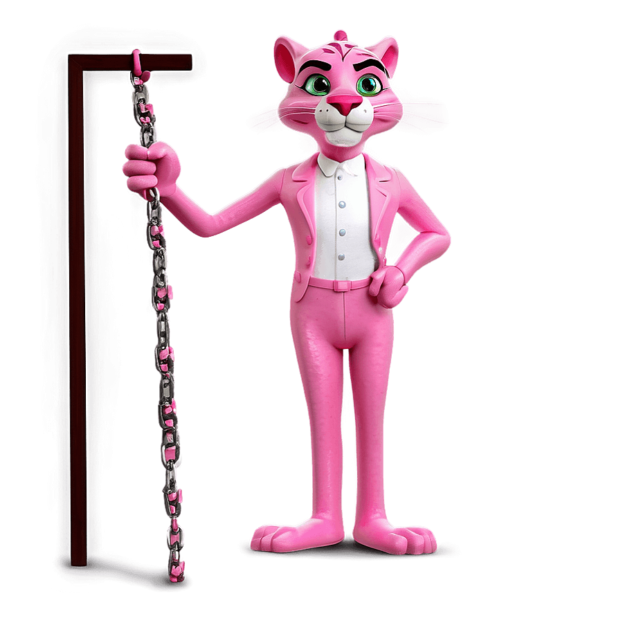 Pink Panther Walking PNG tly84